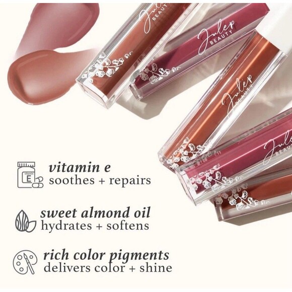 Julep So Plush Ultra-Hydrating Non-Sticky Liquid Glossy Lip Gloss -All The Feels - Picture 5 of 5